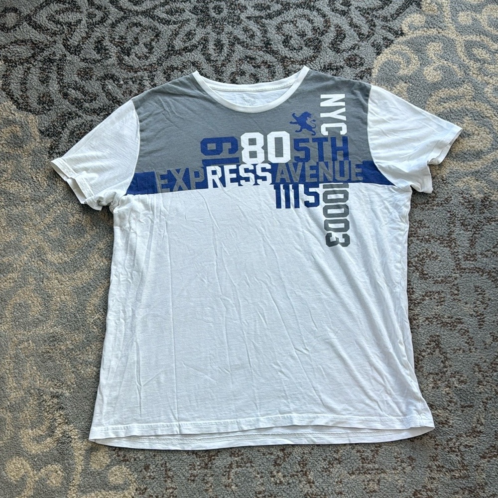 Express Men’s NYC Fifth Avenue Tee White Large